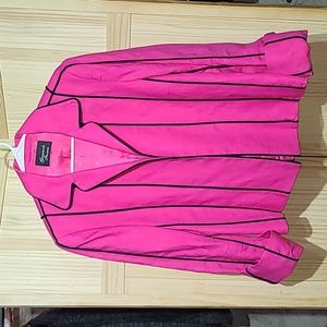 Vintage Giancarlo Ferrari hot pink jacket Size 10